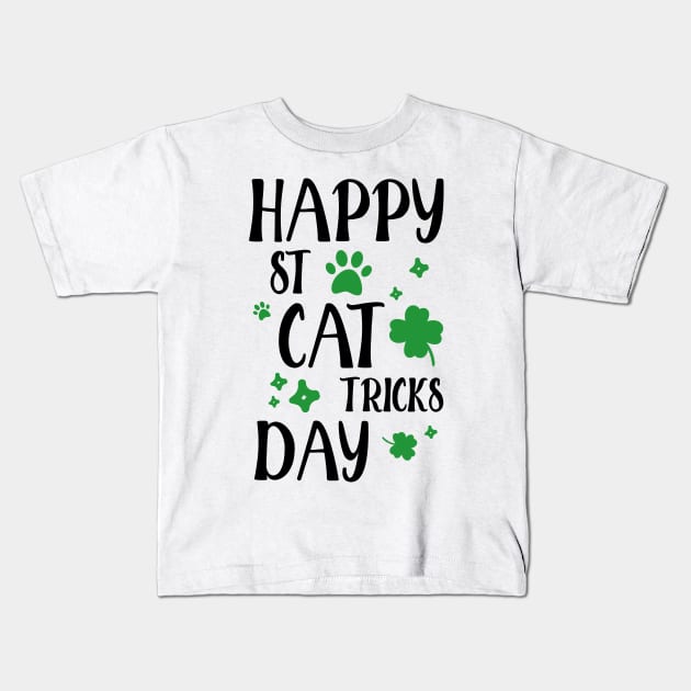 Happy St Patricks Day Kids T-Shirt by family.d